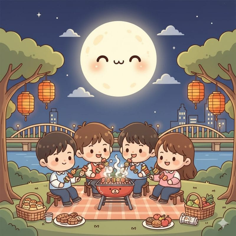 中秋烤肉不踩雷!2025 全台「合法烤肉地點」懶人包:免費場地、時間規定一次看! 1 月光下的烧烤聚会
