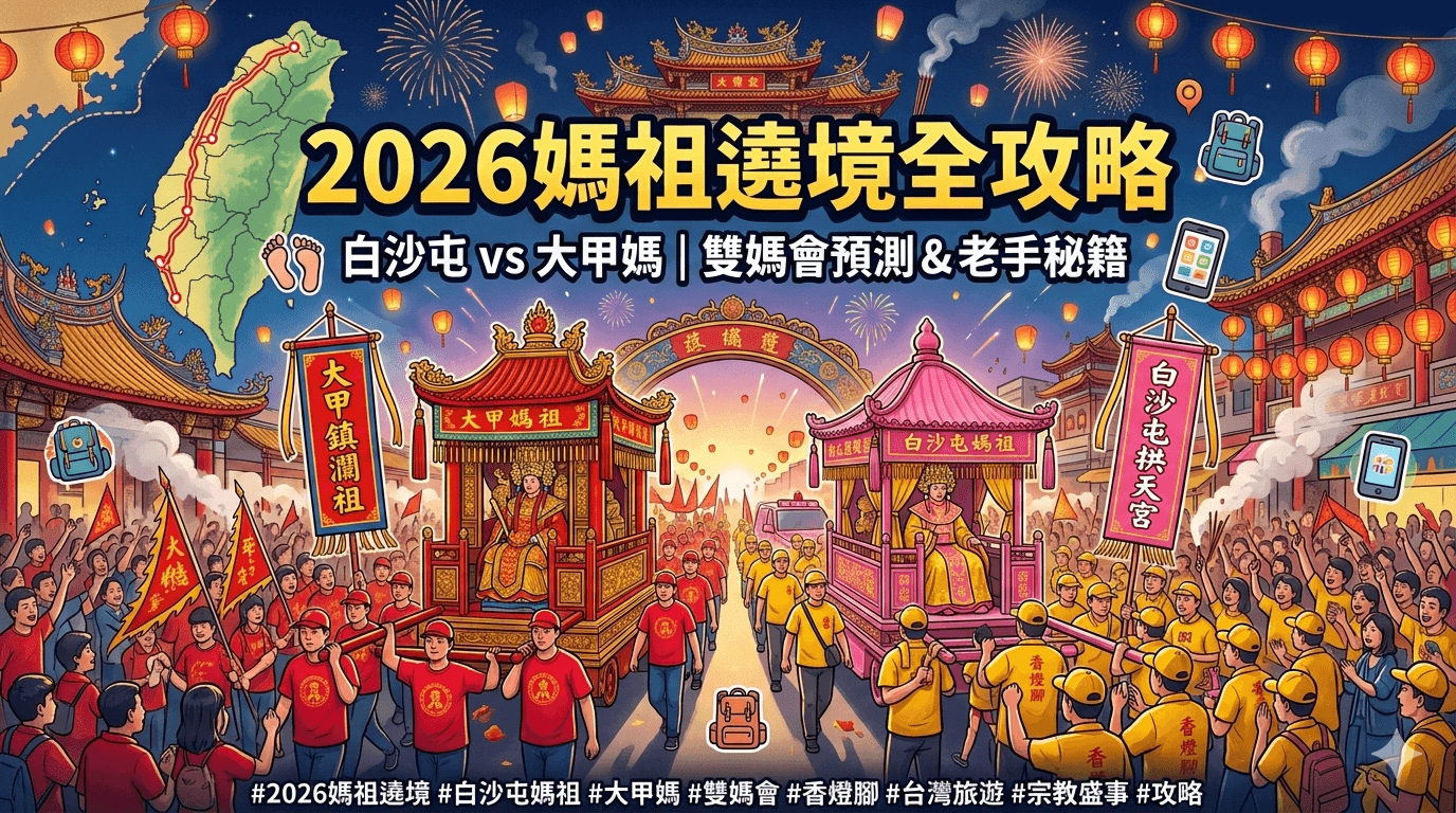 白沙屯媽祖進香日程