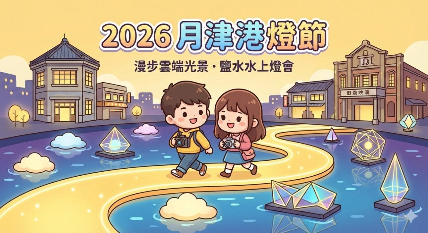 2026月津港燈節:漫步「雲端光景」,鹽水最美水上燈會攻略(交通、必拍亮點、美食地圖) 2 台南鹽水景點