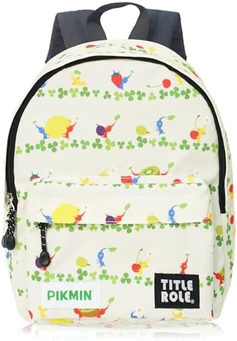 Amazon.co.jp 【TITLE ROLE】双肩包 皮克敏 B5收纳 大容量 用品 远足 旅行 通园 儿童, 米色, F : 时尚 3 Amazon.co.jp 【TITLE ROLE】双肩包 皮克敏 B5收纳 大容量 用品 远足 旅行 通园 儿童, 米色, F : 时尚