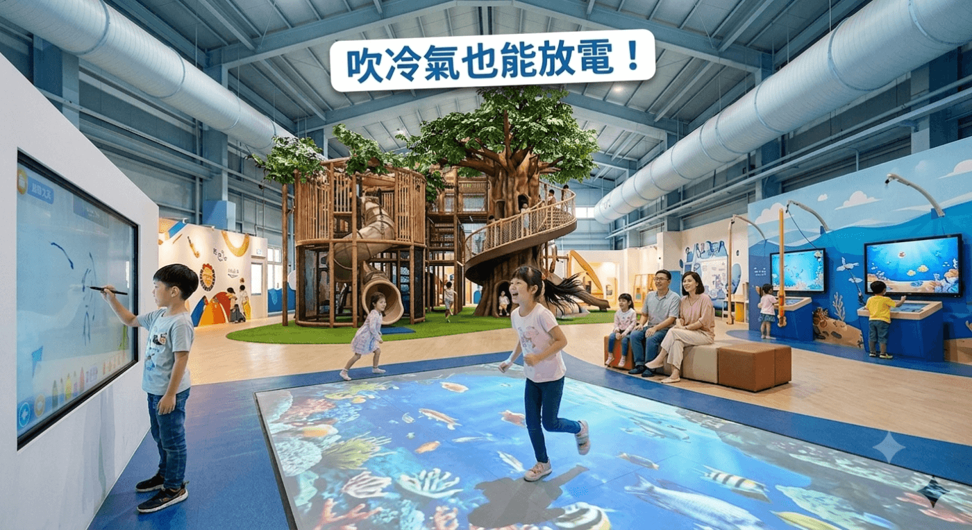 爸媽的救星!全台6大「吹冷氣也能放電」室內觀光工廠與科技互動館 1 科技互動館